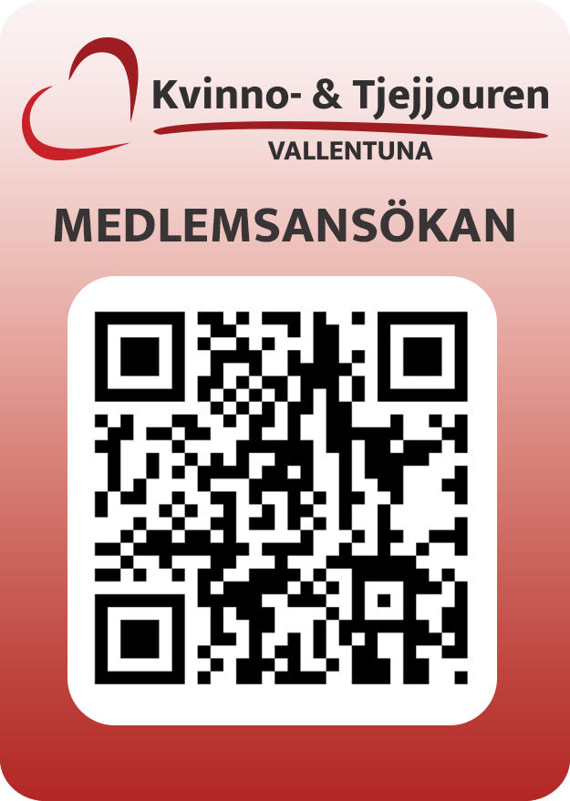 Medlemsansökan. Bli medlem hos Kvinno- och Tjejjouren Vallentuna